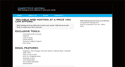 Desktop Screenshot of competitivehosting.net